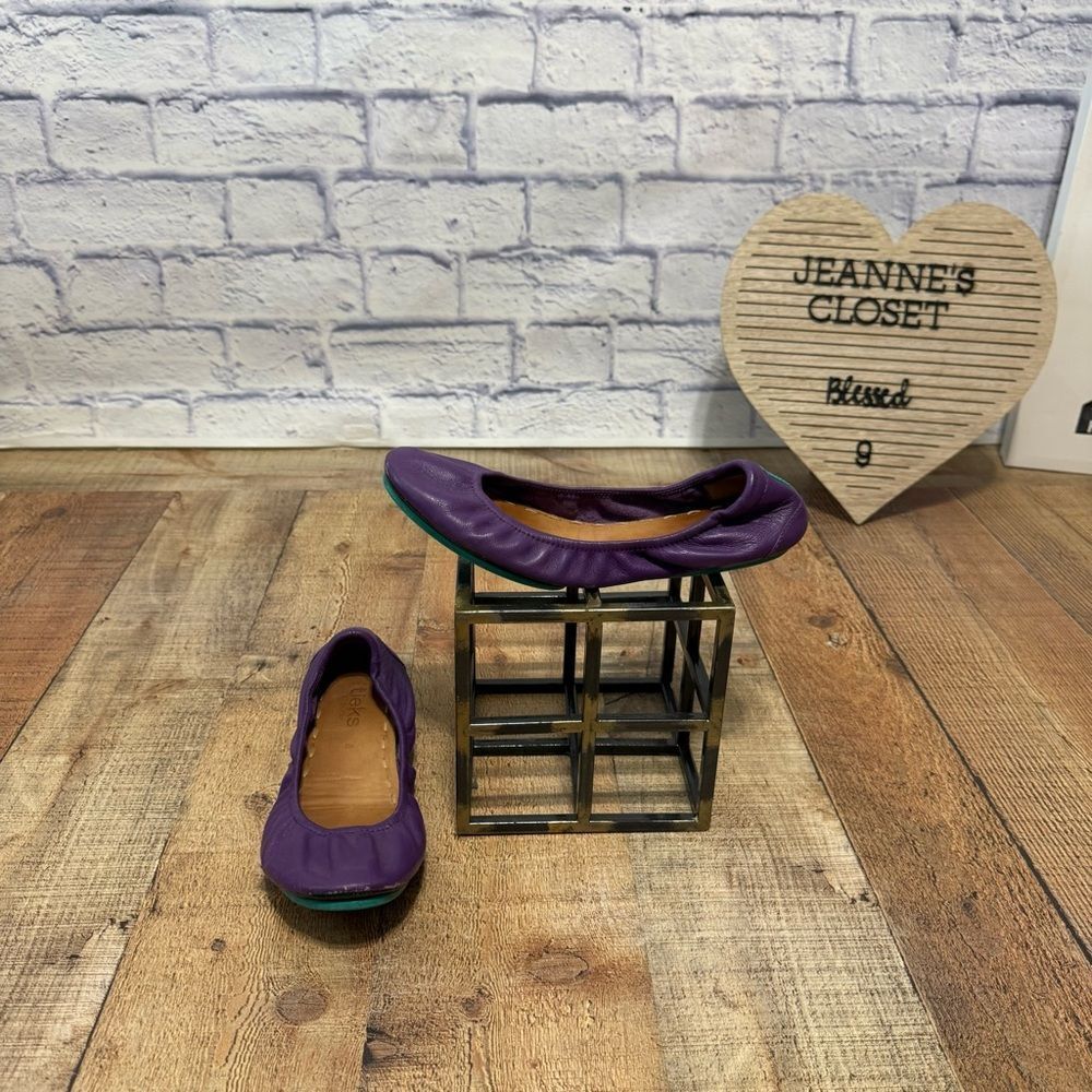 Tieks by Gavrieli Women Lilac Ballet Shoe Foldable Flats Round Toe Purple Size 8